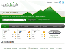 Tablet Screenshot of infosierra.es